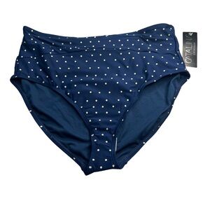 Catalina Swimwear polka dot bikini bottom size xxl new
